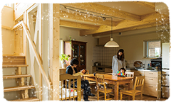 街中で緑の豊かさを感じる変形敷地を生かした住まい